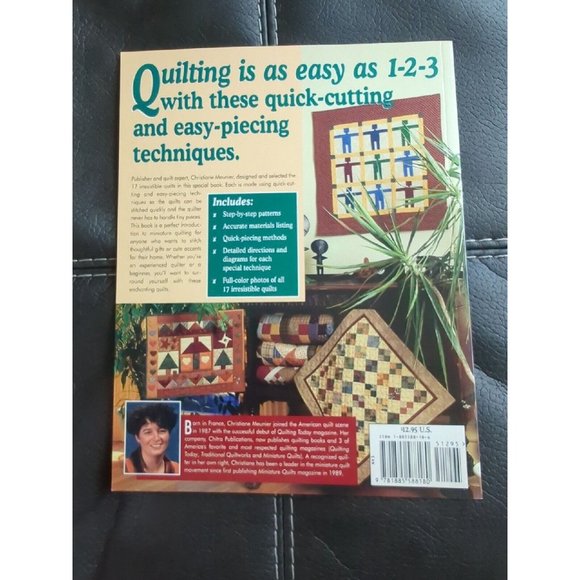 Big 'N Easy Mini Quilts Paperback by Christiane Meunier Miniature Quilt Book - Picture 3 of 3
